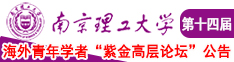 国产大乳美女操逼网站南京理工大学第十四届海外青年学者紫金论坛诚邀海内外英才！